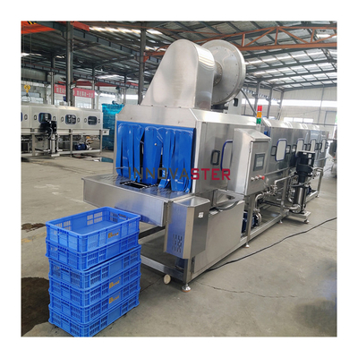 SUS304 Acero inoxidable Cajas de barras comerciales Lavadora de cajas de canasta para el lavado de palets