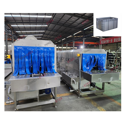 Máquina de lavado de paletas versátil para cajas/cestas/cajas/paquetes con rejas 6000*2800*2200