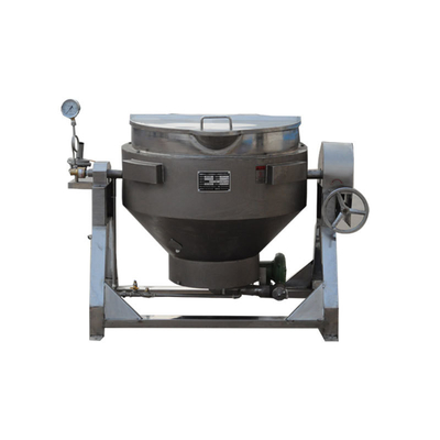 Calentamiento por aceite Automático de gas industrial de cocción de chaleco con chaleco de acero inoxidable 304