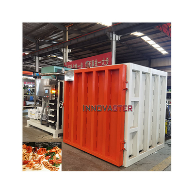 Máquina de preenfriamiento al vacío de 500 kg de capacidad para frutas y verduras en bebidas alimenticias