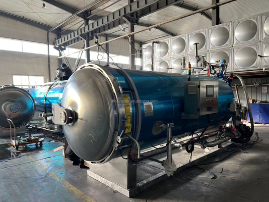 Esterilización a altas temperaturas Botella de vidrio Bolsa de alimentos Esterilizador por presión