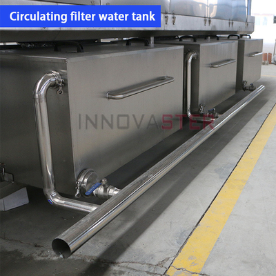 Máquina de limpieza a alta presión para bandejas, cajas y contenedores con boquillas de sujeción CW-03
