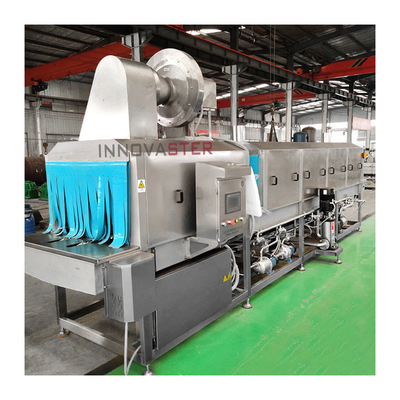 6100*1700*1700mm Máquina de lavado a alta presión para cajas/contenedores en tiendas de bebidas