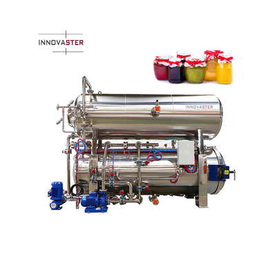 3P Retorte de esterilización automática/manual de alta temperatura en el baño de agua de vapor en autoclave