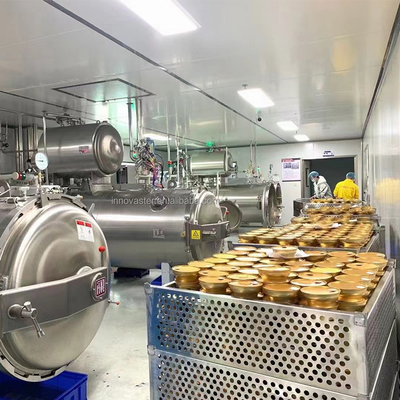 3P Retorte de esterilización automática/manual de alta temperatura en el baño de agua de vapor en autoclave