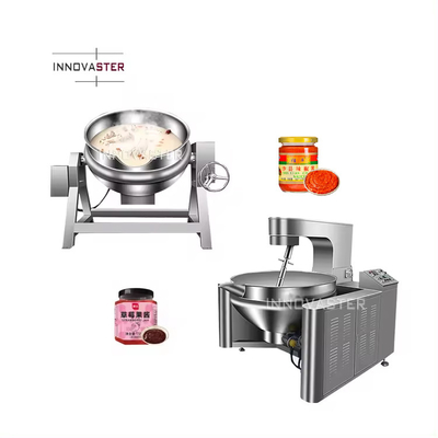 50-600L calefacción eléctrica/vapor/aceite caldera automática de doble chaleco con mezclador
