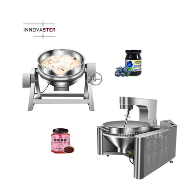 Capacidad personalizable Cocina a presión Guisador de guisado caldera con chaleco Alimentada con aceite o vapor
