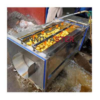 380v Máquina de lavado de hortalizas de tipo burbuja de acero inoxidable industrial