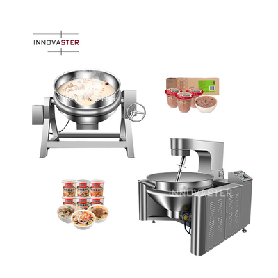Máquina para hacer sopa de sartén con sistema de calefacción y voltaje de 230V/380V/415V/440V