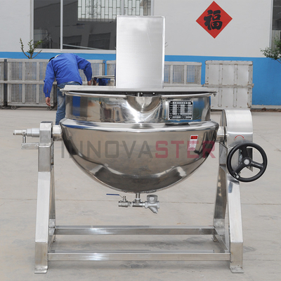 Máquina para hacer sopa de sartén con sistema de calefacción y voltaje de 230V/380V/415V/440V