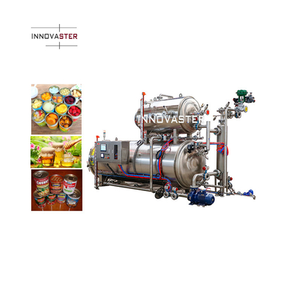 Máquina de vapor de agua caliente de 1 kW para esterilización de alimentos en autoclave industrial Retorte enlatado