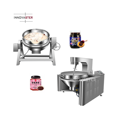 Equipo de cocina 50-600L Cocción al vapor mermeladas salsa sartén con chaqueta