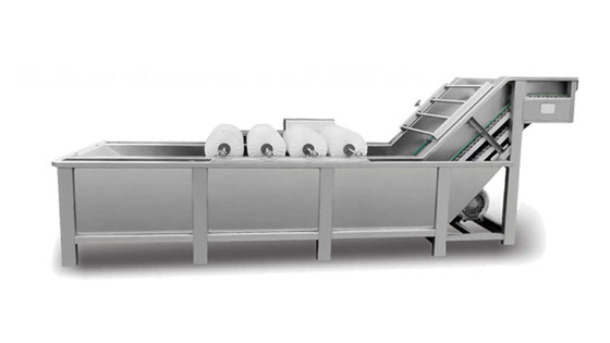 Máquina de lavado de vegetales y frutas para un proceso de limpieza fácil