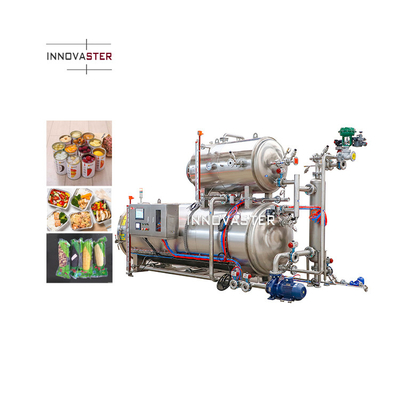 1100*1200*1500MM Calentamiento eléctrico de alta presión de alta temperatura Inmersión en agua Esterilizador de autoclave Retort