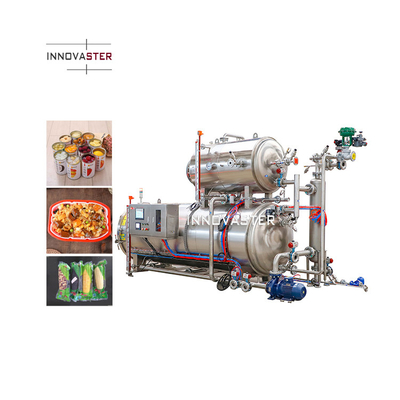 Máquina de esterilización a alta temperatura para botellas de vidrio para alimentos Autoclave automático