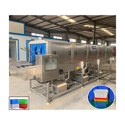 Máquina de lavado de botes de tipo industrial automático de pulverización de vegetales