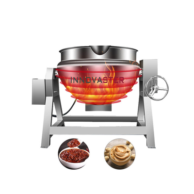 Máquina de cocción a vapor caldera con chaleco para lotus jujube pasta de curry 50-600L Capacidad