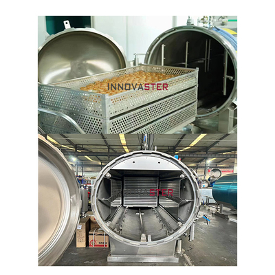 2100 KG Capacidad Instituto/prueba de laboratorio Máquina automática de esterilización de latas de vidrio botellas