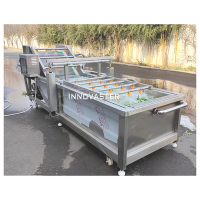 Lavadora automática industrial de ozono de hoja de limón hierba de manzana con SUS 304