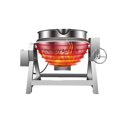 Cacerola de vapor automática de 800L para mezclar y hervir salsa de mermelada