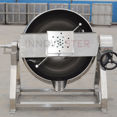 Cacerola de vapor automática de 800L para mezclar y hervir salsa de mermelada