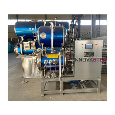 Máquina de esterilización de alimentos con autoclave de acero inoxidable para bebidas alimenticias 2100 KG