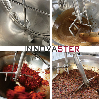 Calderas eléctricas industriales para la elaboración de pasta de curry en plantas de procesamiento de vegetales