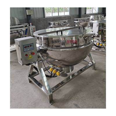 304 Acero inoxidable mezclador de gas para cocinar caldera con chaleco para equipos de procesamiento de alimentos