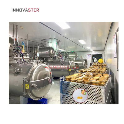 Máquina de retorte de esterilización física para bolsas de envases de frutas
