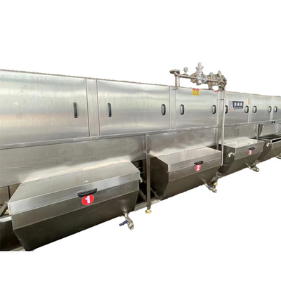 Máquina de lavado industrial automática PP/SUS304 continua para restaurantes en el año 2021