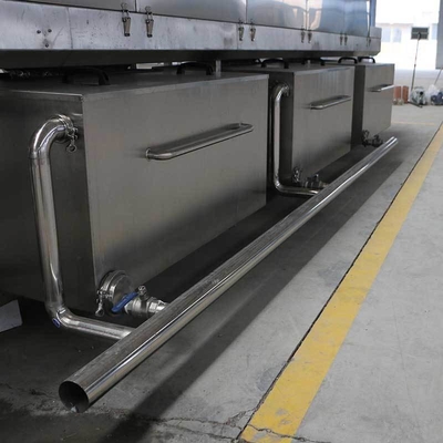Máquina de lavado industrial automática PP/SUS304 continua para restaurantes en el año 2021
