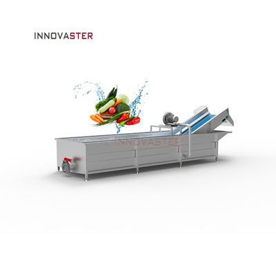 Máquina de secado de la línea de lavado de tomate industrial de burbujas para maíz, frutas, verduras y cebolla
