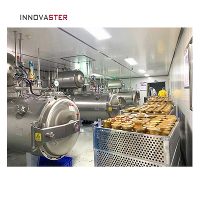 Esterilización física Agua de coco Hongo Salsa de pollo y carne Esterilizador de autoclave