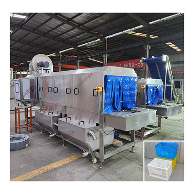 Lavadora industrial para el funcionamiento rápido, máquina de lavado de paletas/paquetes/cajas de plástico