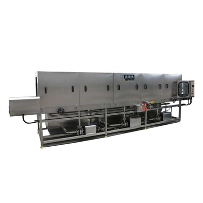 Máquina de lavar bandejas de alimentos agrícolas con canastas de acero inoxidable SUS304 y capacidad de 650 KG