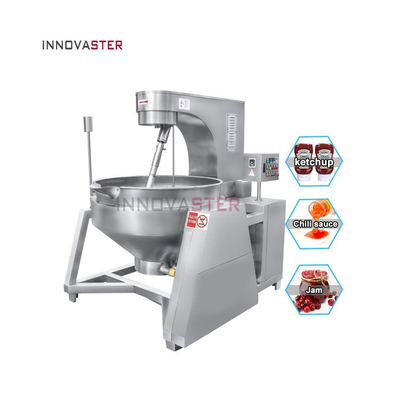 Máquina de procesamiento de alimentos planetarios de inclinación automática con agitador y sistema de calefacción