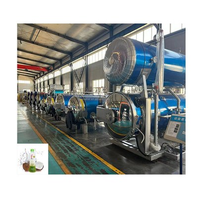 Máquina de retroceso al vacío de alta temperatura para esterilización y envasado de conservas de atún
