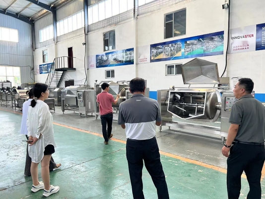 Máquina de mezcla de cocción horizontal de 100 litros de capacidad para galletas
