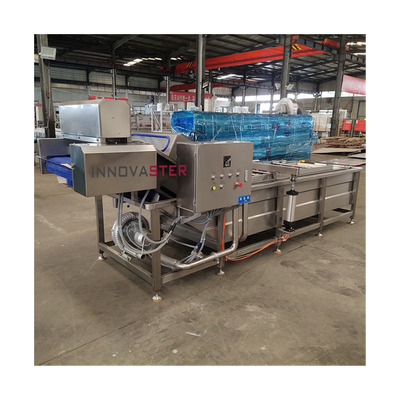 SUS 304 Máquina de lavado de productos de hortalizas y frutas de ciclo de agua industrial de tanque único