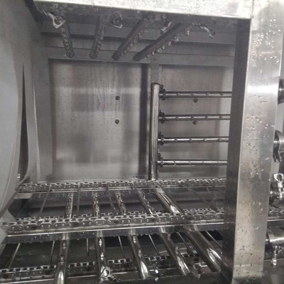 SUS304 Lavadora de paletas de acero inoxidable Solución personalizada para la limpieza de cajas