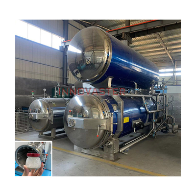 Vapor Medio Botella de vidrio horizontal Jar de hongo Contenedores de esterilización de mascotas Retorte