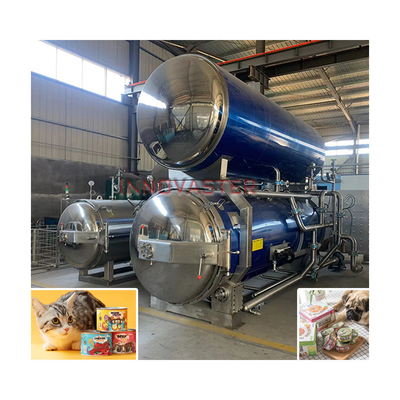 Retorte de esterilización a alta temperatura para el embalaje de bolsas de grado alimenticio 2100 KG