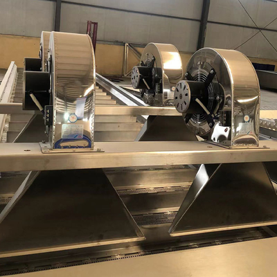 Ventaja de reciclaje de agua Máquina de deshidratación de alimentos de acero inoxidable industrial Unidad de secador de aire caliente