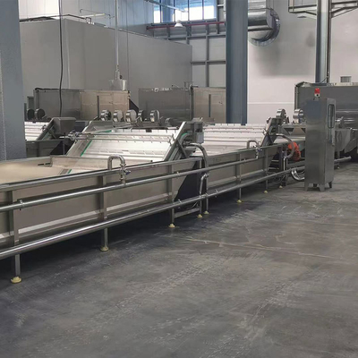 Fácil de operar túnel de alimentos secador de aire para la línea de procesamiento de frutas y verduras industriales