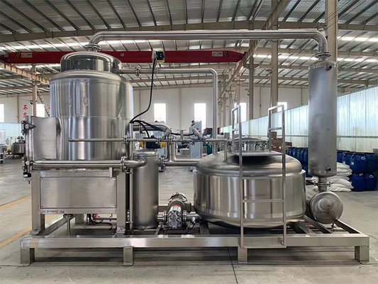 Máquina de freír al vacío de fritas de frutas y verduras con un contenido de aceite muy bajo