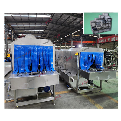 Lavadora de paletas SUS304 de acero inoxidable Lavadora de cajas comerciales Lavadora automática