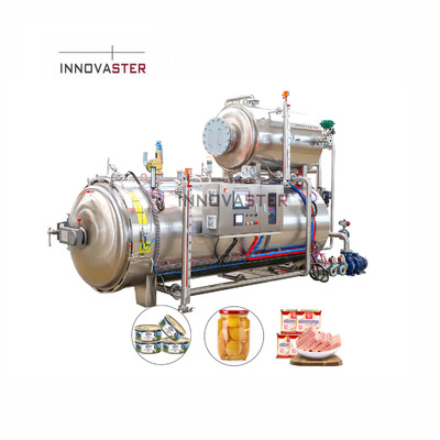 Máquina de autoclave de laboratorio de tensión 3P para vieiras enlatadas, calamares, atún, sardinas, arenque