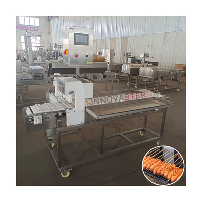 Restaurante automático Máquina eléctrica de salchichas de pescado camarón carne de cerdo Kabab