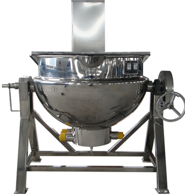 Acero inoxidable 304 caldera de calefacción eléctrica con chaleco para salsa de caramelo de pasta de frijoles rojos