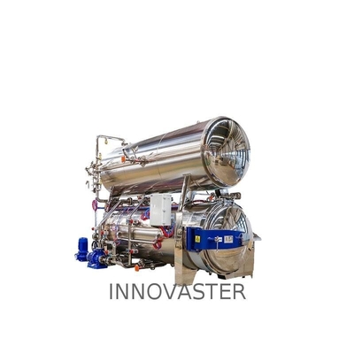 2100 KG Retorte industrial de acero inoxidable para esterilización automática completa